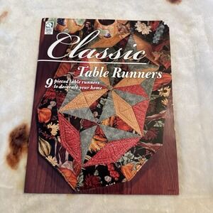 2006 House of White Birches CLASSIC TABLE RUNNERS Quilting Book